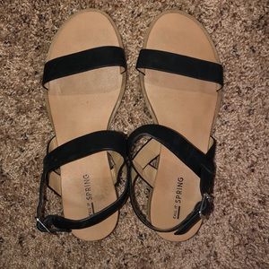 Black sandals